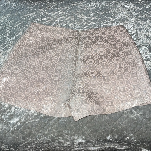 BNWT Ark & Co. Bought from Boutique Silver and Pink Dress Shorts -very light. - Picture 5 of 5